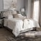 Baxton Studio Emerson Modern Light Grey Upholstered Full Size Bed 136-7445 - alternate 3